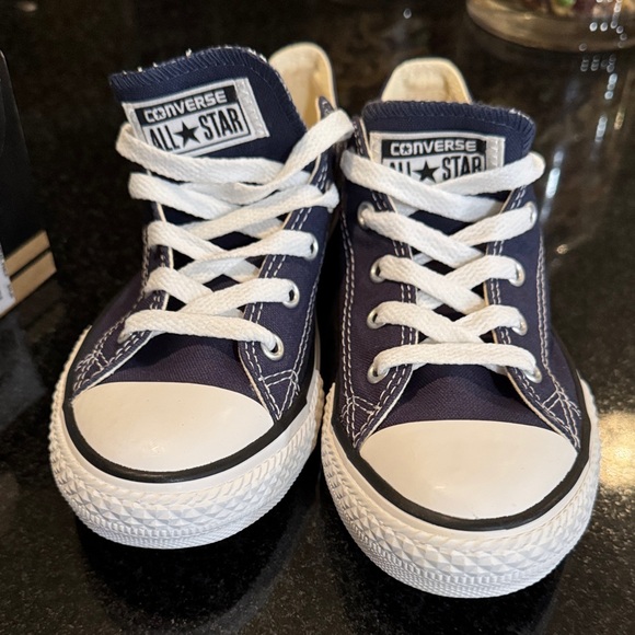 Converse Dark Blue Canvas Sneakers Y3, W6 - Picture 11 of 12